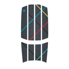 Pad DUOTONE 2024 Traction Pad Team FRONT 3mm  Dark-grey/Stripes